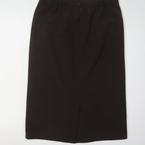 BHS Women's Black Size 12 Straight Skirt