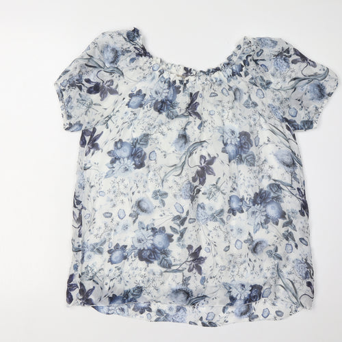 Alice Rinaldi Women's Floral Tunic Blouse M