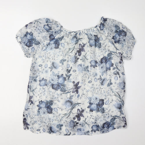 Alice Rinaldi Women's Floral Tunic Blouse M