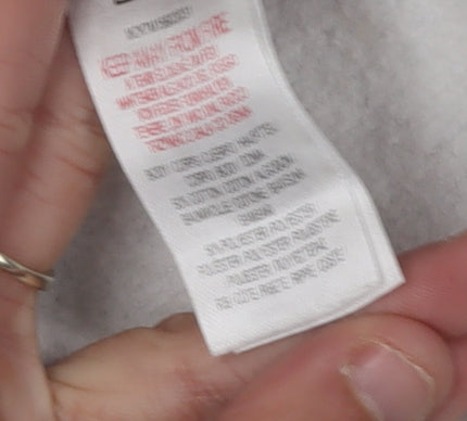 McKenzie Men's Grey Pullover Hoodie - Large, Logo Print