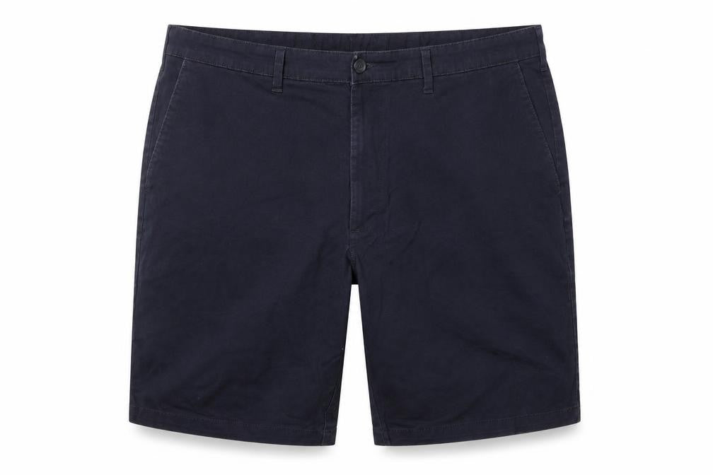 Front view of Marks & Spencer Men's Black Chino Shorts, size 2XL