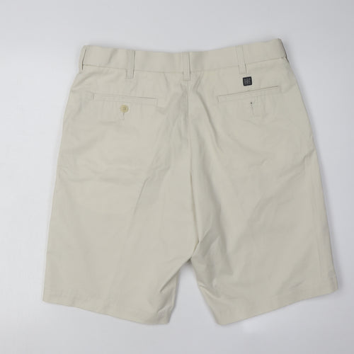 Marks and Spencer Men's Beige Chino Shorts 34