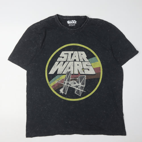 Star Wars Men's Black 2XL Retro Graphic T-Shirt