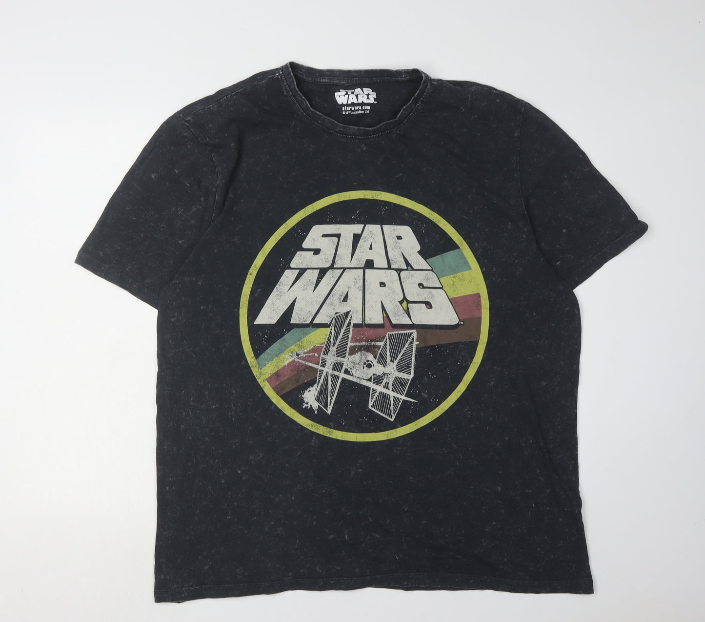 Star Wars Men's Black 2XL Retro Graphic T-Shirt