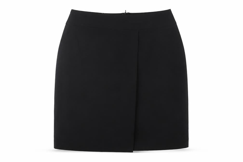 Front view of Caractere Women's Black Pencil Skirt, size 10