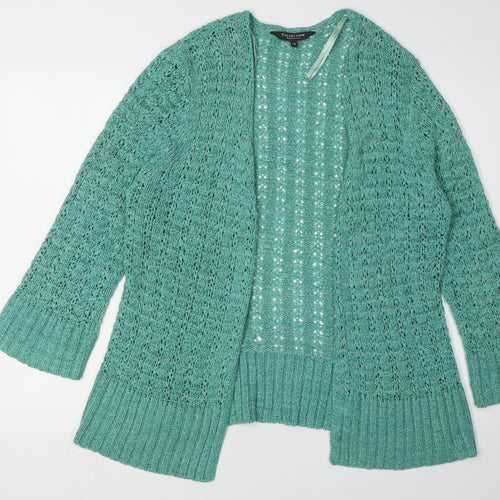 Debenhams Women's Green Cardigan Knit Size 16