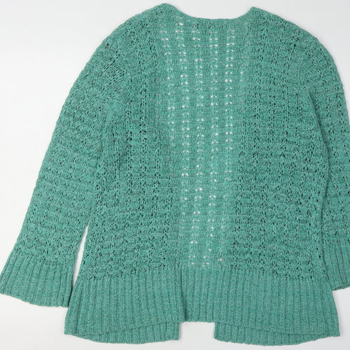 Debenhams Women's Green Cardigan Knit Size 16