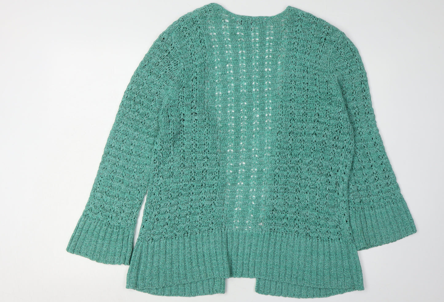 Debenhams Women's Green Cardigan Knit Size 16