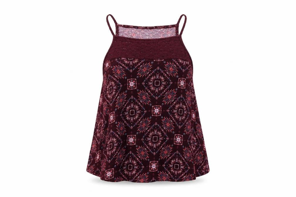Front view of Capu Juby Women's Multicoloured XL Tank Top