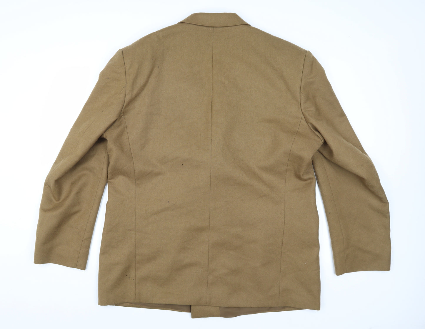 Lincroft Men's Brown Double-Breasted Blazer 46R
