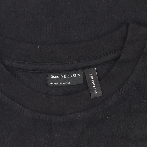 ASOS DESIGN Black Sleeveless Women’s Vest - Size 8