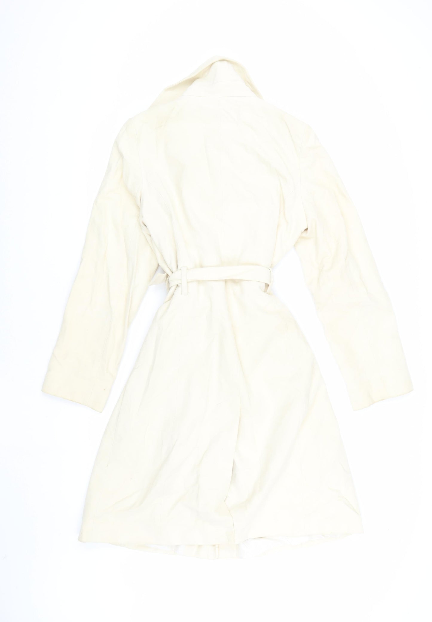 Miss Selfridge Women's Ivory Trench Coat Size 12