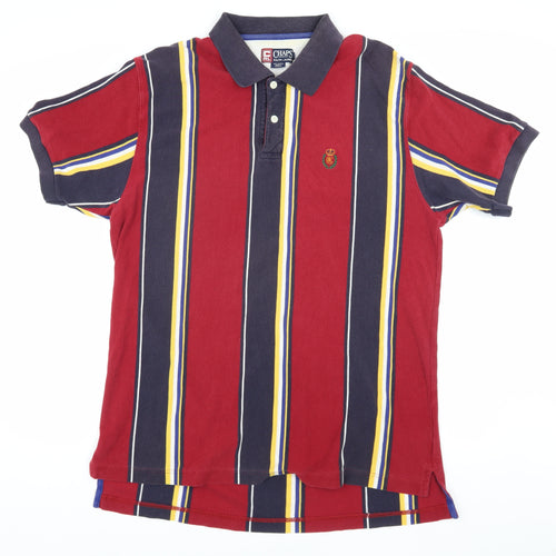 Chaps Ralph Lauren Men's Red Striped Polo - XL