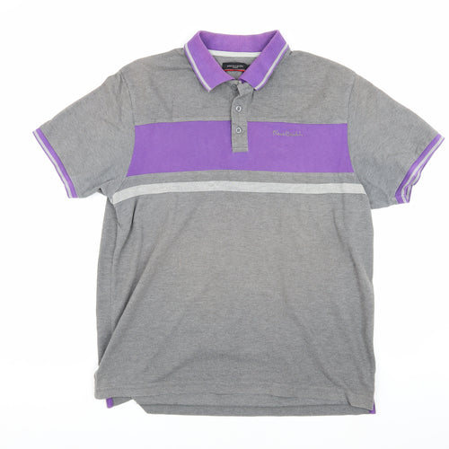 Pierre Cardin Men’s XL Grey Polo Shirt - Stylish Casual