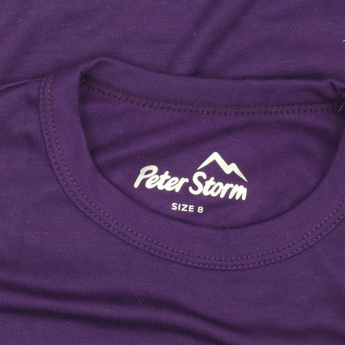 Peter Storm Women’s Purple T-Shirt Size 8