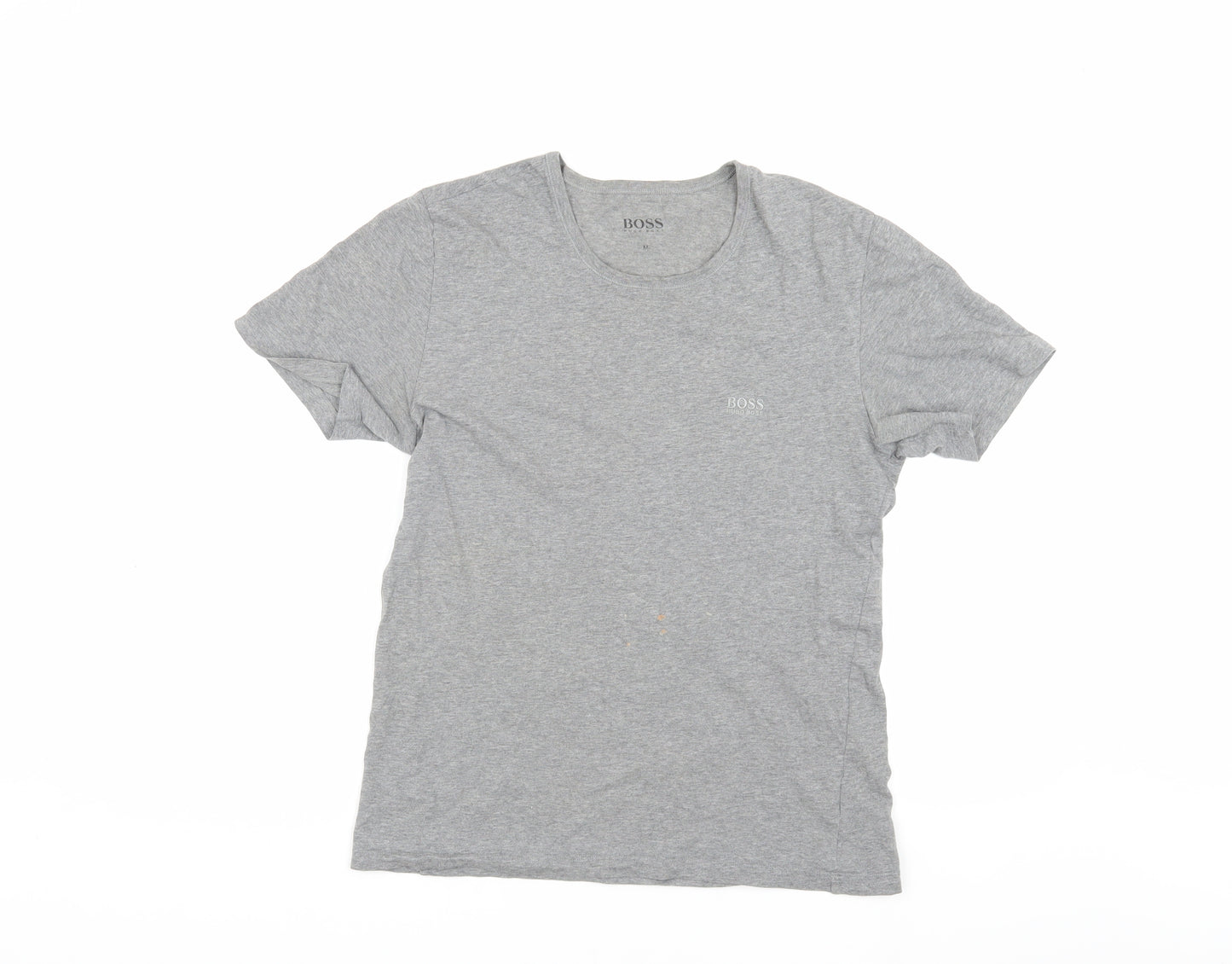 BOSS Men's Grey Medium Crew Neck T-Shirt Short Sleeve