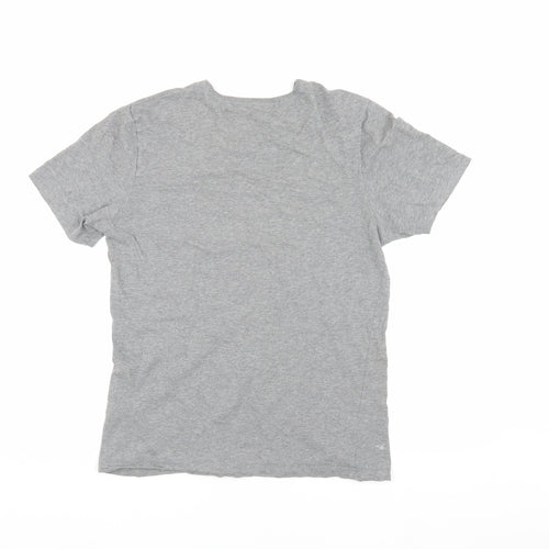BOSS Men's Grey Medium Crew Neck T-Shirt Short Sleeve