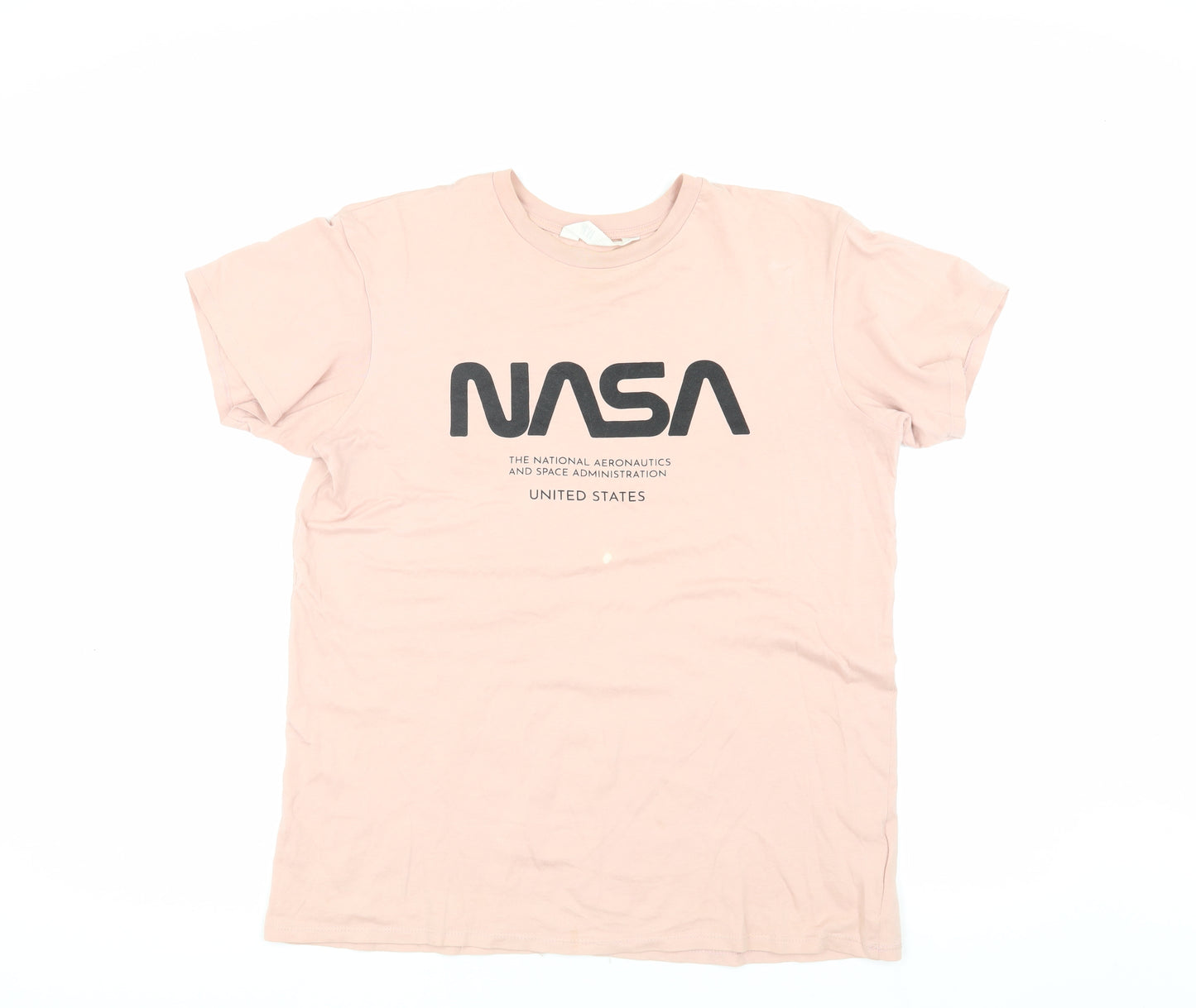 H&M Women Pink NASA T-Shirt Size 20
