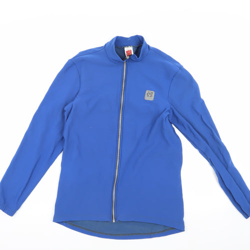 De Marchi Men's Blue Cycling Jacket M Slim Fit