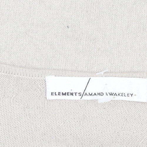 Elements Amanda Wakeley Beige Sequin Women's Vest Size 16