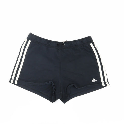 Adidas Girls Black Sports Shorts Size 13-14 Yrs