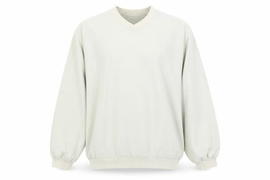 Front view of Lyle & Scott Men's Beige Long Sleeve T-Shirt M
