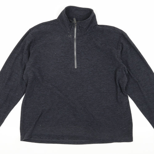 Regatta Men's Black 1/4 Zip Basic Jacket L