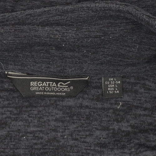 Regatta Men's Black 1/4 Zip Basic Jacket L