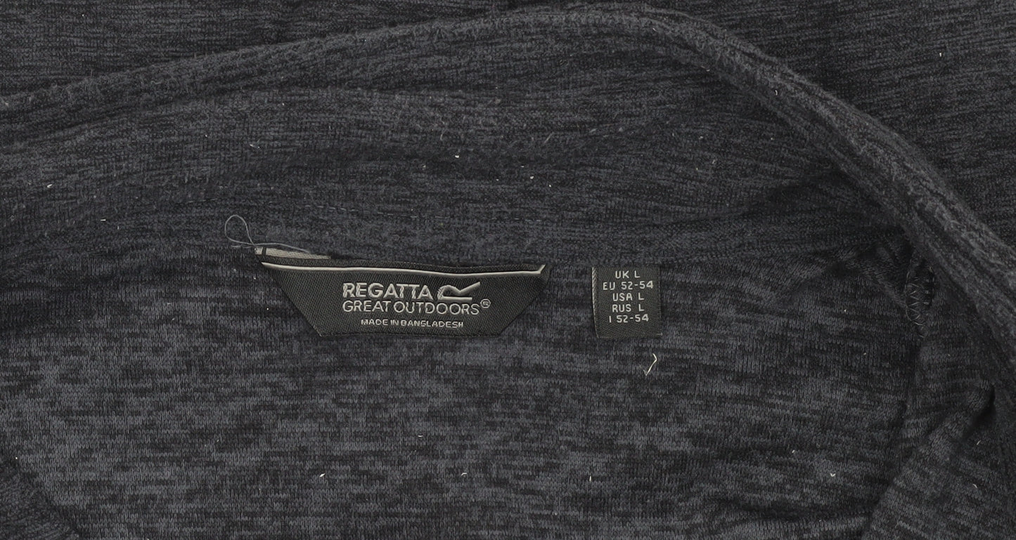 Regatta Men's Black 1/4 Zip Basic Jacket L