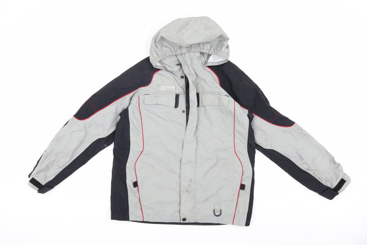 Columbia Boys Grey Parka Jacket with Hood in Size 14-15 Years