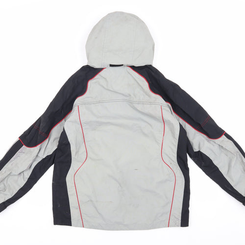 Columbia Boys Grey Parka Jacket with Hood in Size 14-15 Years