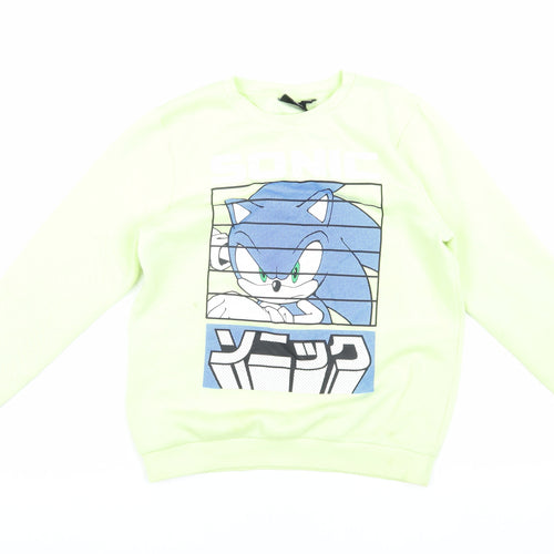 Sega Boys Sonic Graphic Pullover Sweatshirt - Multicoloured, 10-11Y