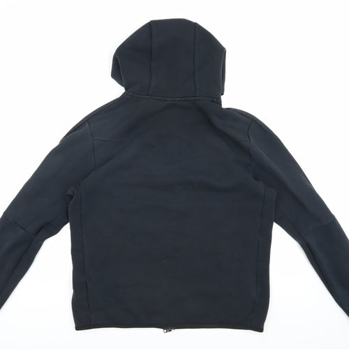 Nike Men's Black Full Zip Hoodie - Medium