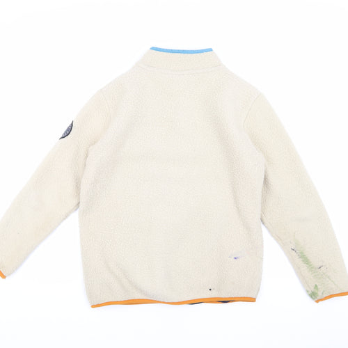 Passenger Men's Beige Fleece Henley Sweatshirt M