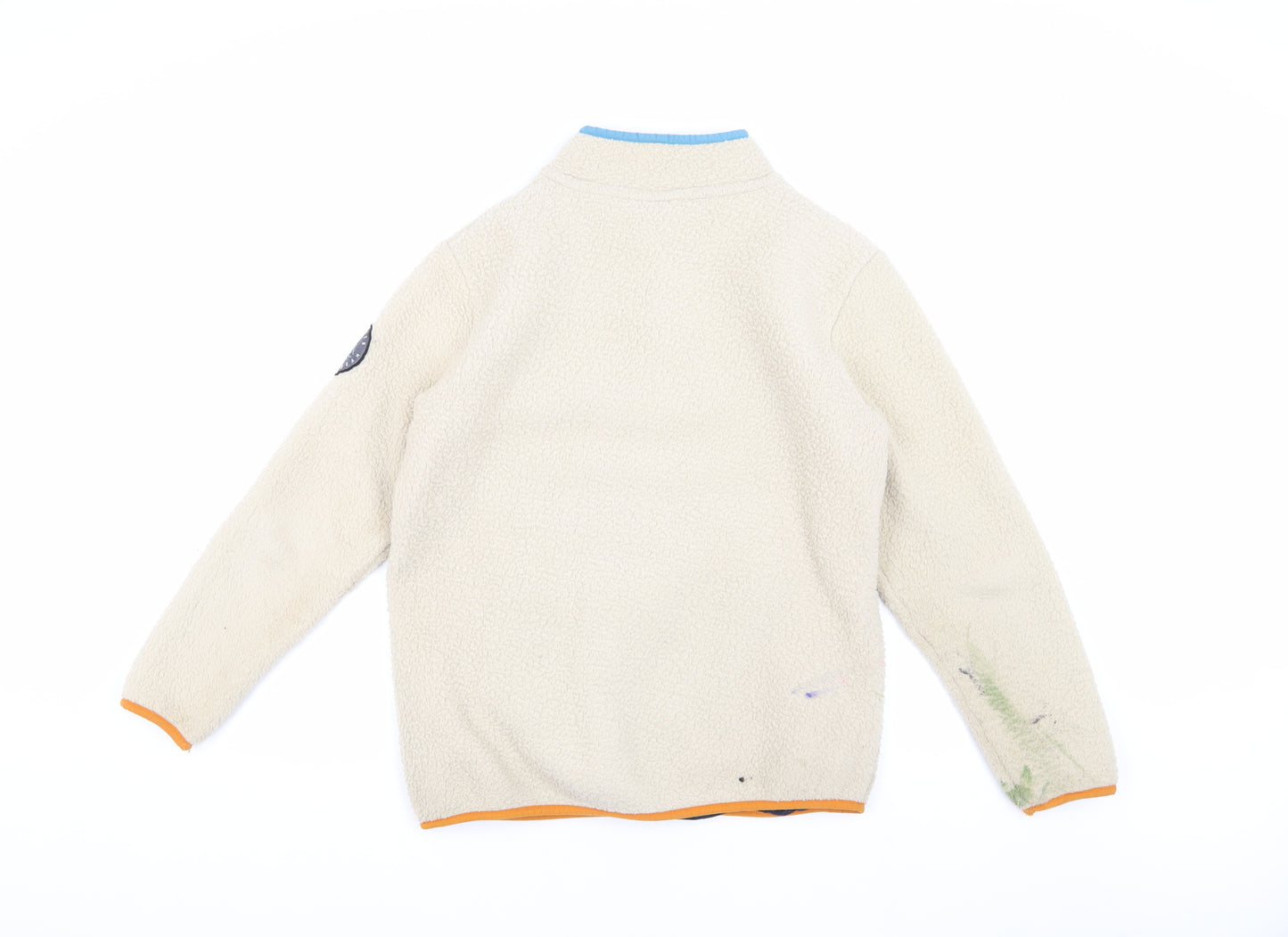 Passenger Men's Beige Fleece Henley Sweatshirt M