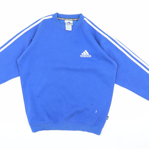 Adidas Men’s Blue Pullover Sweatshirt M