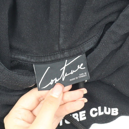 Couture Club Men's Black Pullover Hoodie M