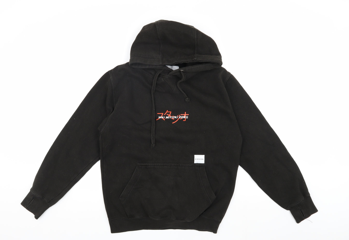 MK / MIYUKI ZOKU Men's Black Hoodie, Size S, Anime Theme