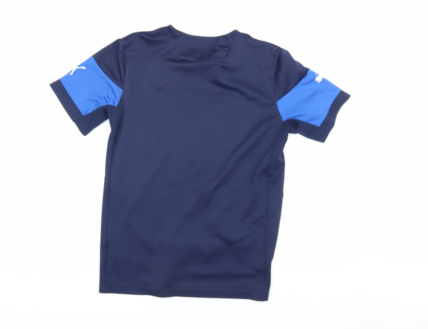 Puma Boys Blue Football Jersey T-Shirt - Size M