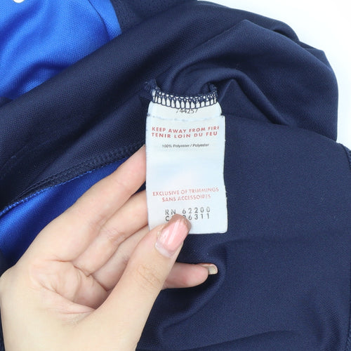 Puma Boys Blue Football Jersey T-Shirt - Size M