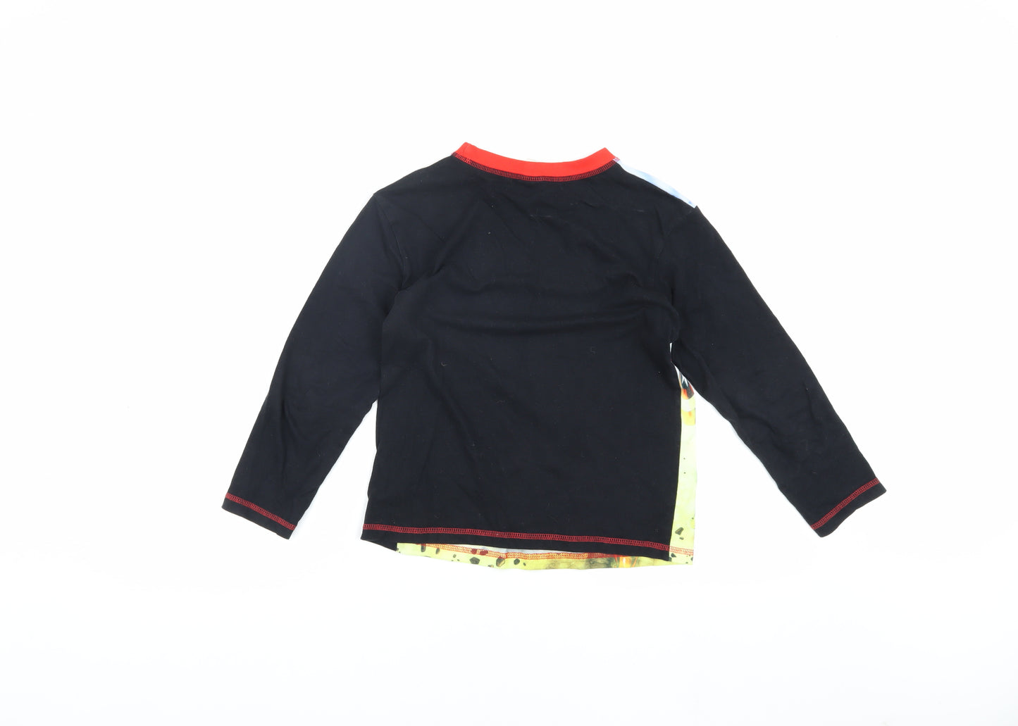 Marvel Boys Black Avengers T-Shirt, 9-10 Years, Long Sleeve