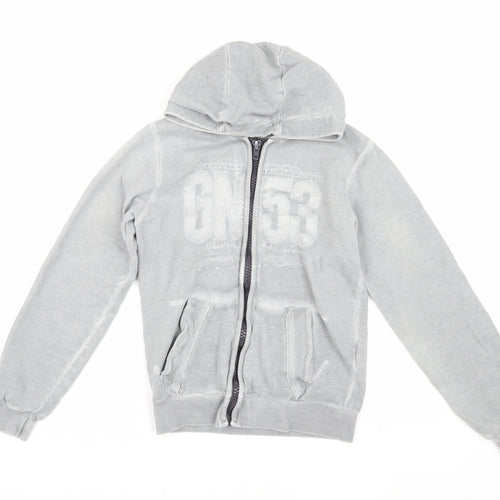 Geographical Norway Men's Grey Hooded Jacket S
