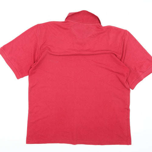 Puma Men's Red Polo Shirt Size L