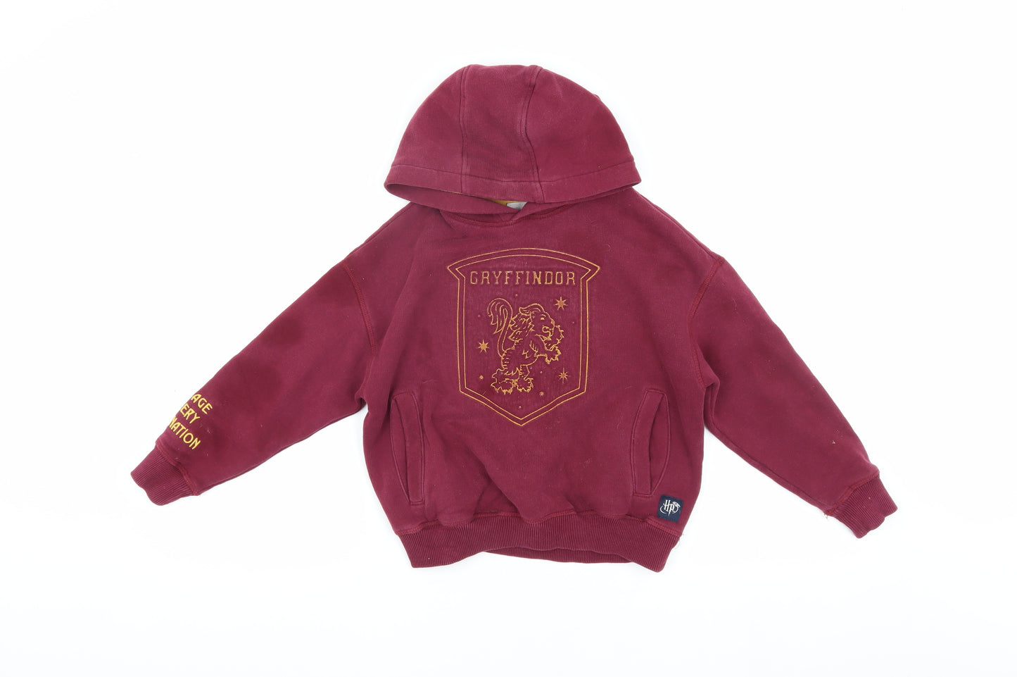 Marks and Spencer Boys Gryffindor Red Hoodie 6-7 Years Pullover