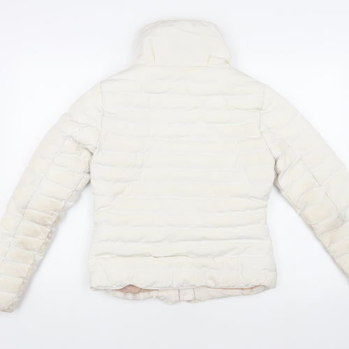 Tokyo Laundry Women's White Puffer Jacket, Size 8