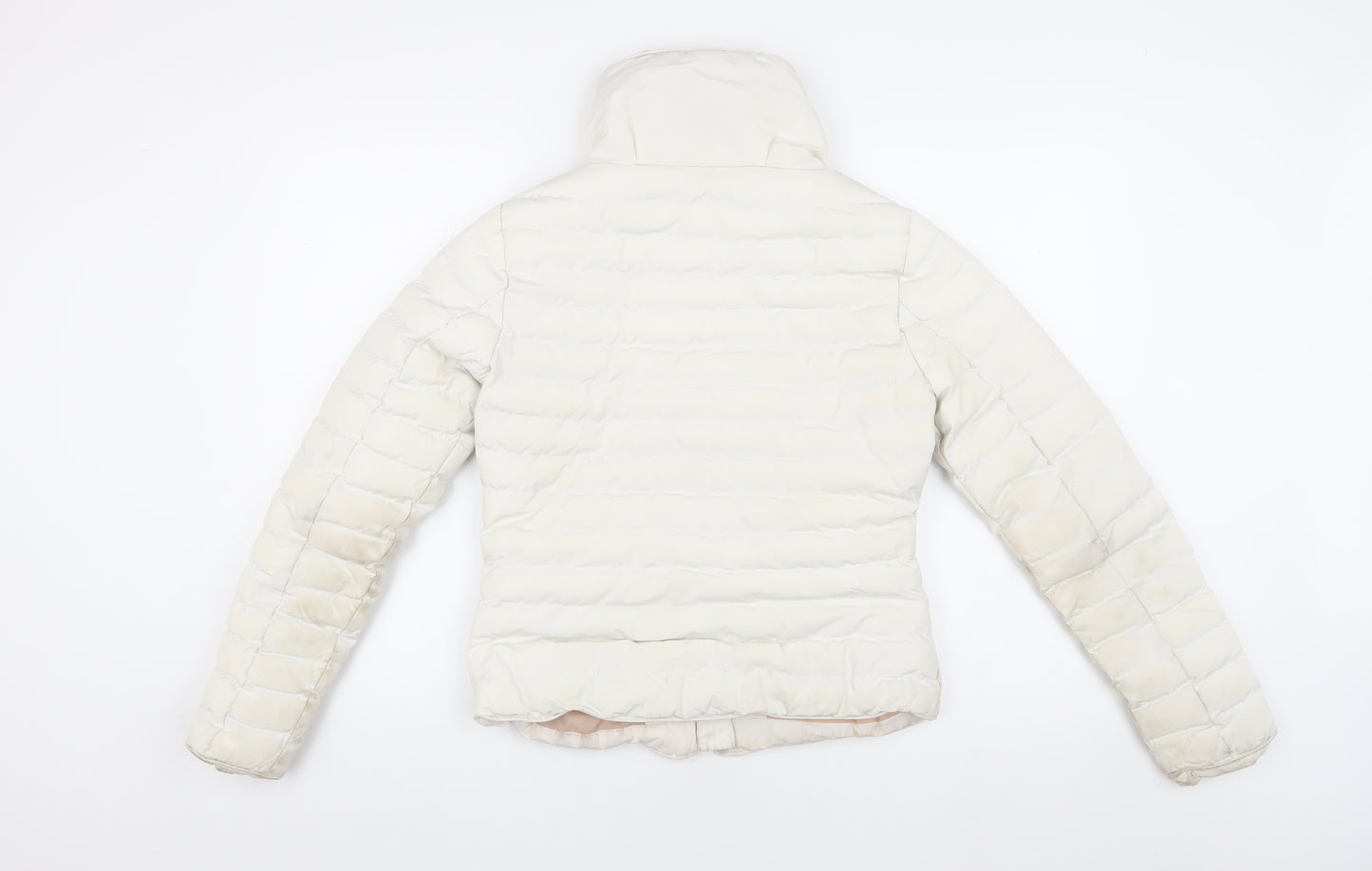Tokyo Laundry Women's White Puffer Jacket, Size 8