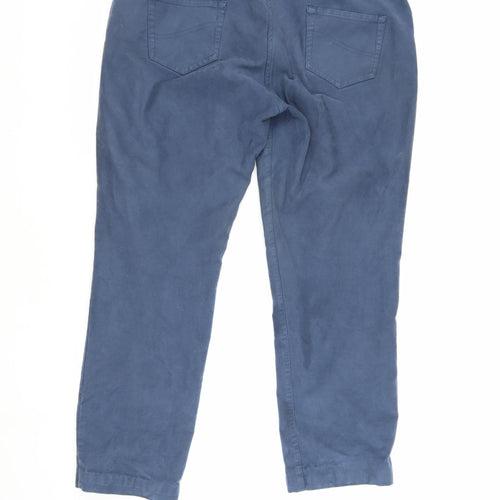 House of Bruar Women's Blue Trousers, Size 20