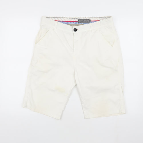 TiGGO JEANS Men's Ivory Chino Shorts, Size 32, Casual