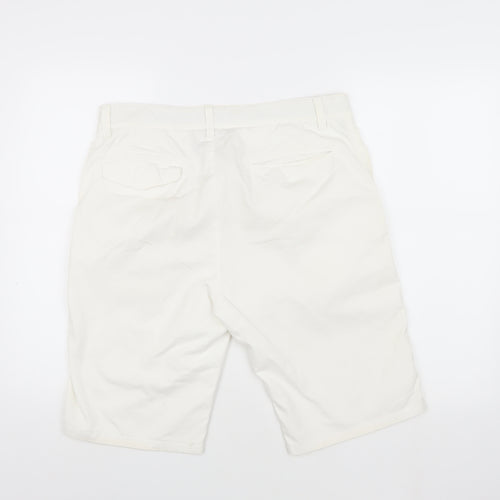 TiGGO JEANS Men's Ivory Chino Shorts, Size 32, Casual