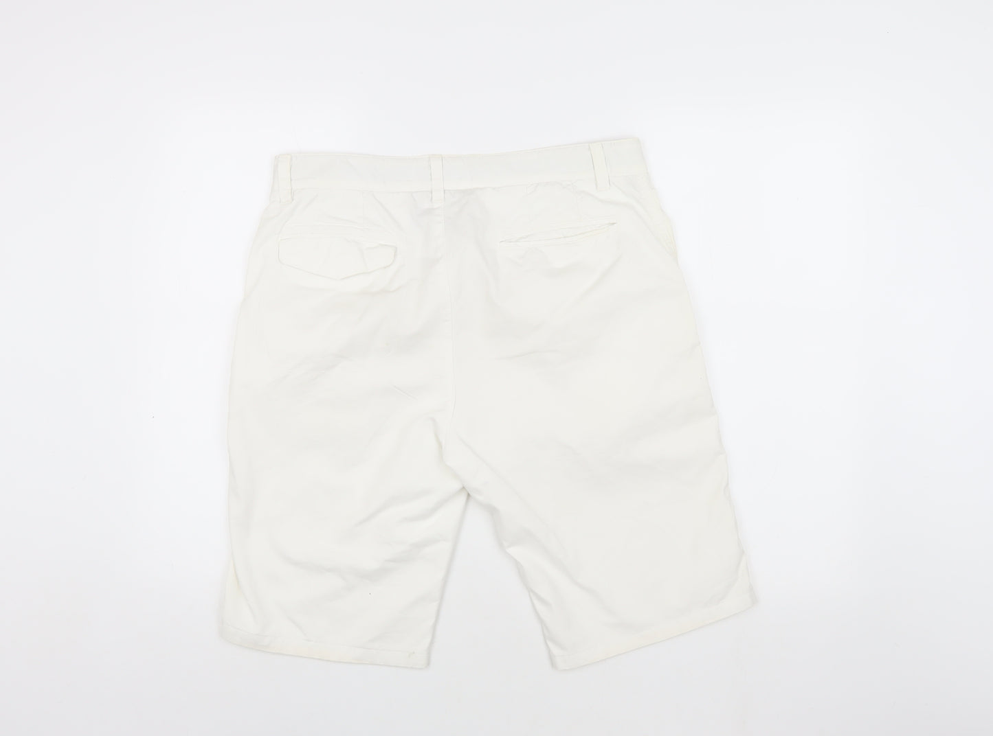 TiGGO JEANS Men's Ivory Chino Shorts, Size 32, Casual